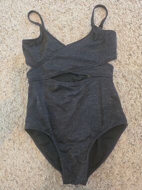 art class Black with Gold Sparkle One-Piece